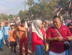 JJS dan Senam Sehat SDN Lomaer 1 Meriah, Sowi Siswanto Ajak Warga Tertib dan Kompak